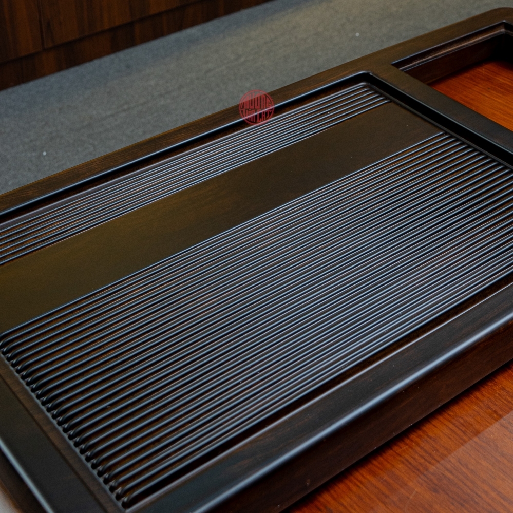 KHAY TRÀ GỖ MÀU MUN CAO CẤP (87x45 CM)