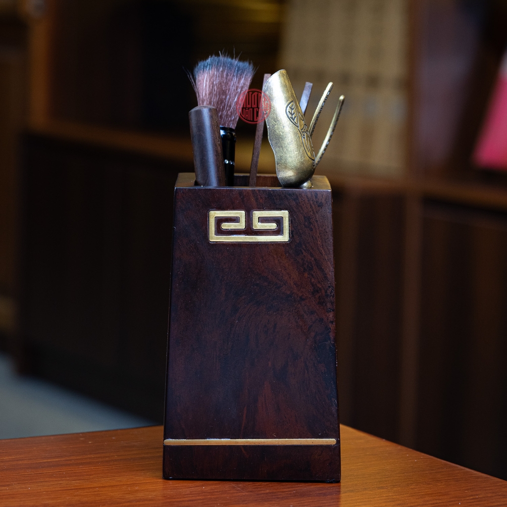 BỘ TRÀ CỤ NHIỀU MÓN HÌNH VUÔNG KHẮC HỒI VĂN