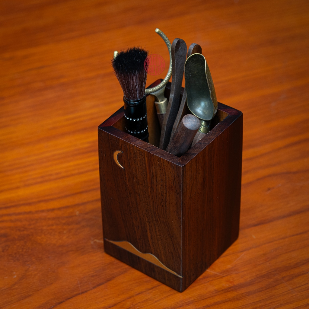 BỘ TRÀ CỤ NHIỀU MÓN HÌNH VUÔNG KHẮC SƠN NGUYỆT