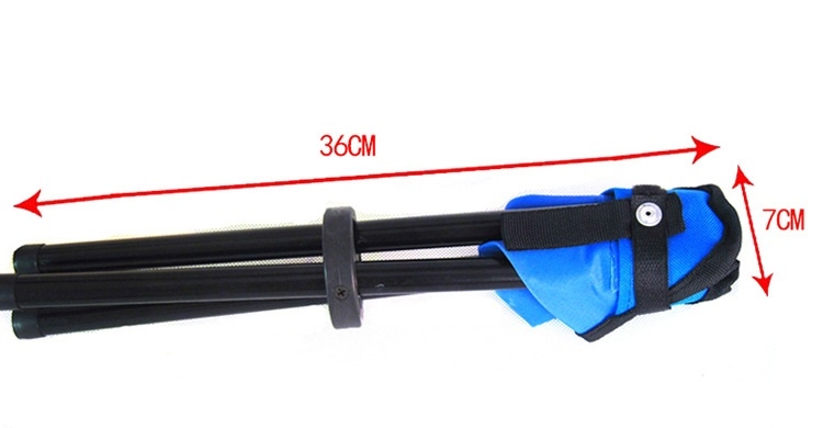 Ghế ngồi gấp gọn 3 chân tam giác siêu gọn nhẹ có túi đựng chịu lực tốt chính hãng AoTu