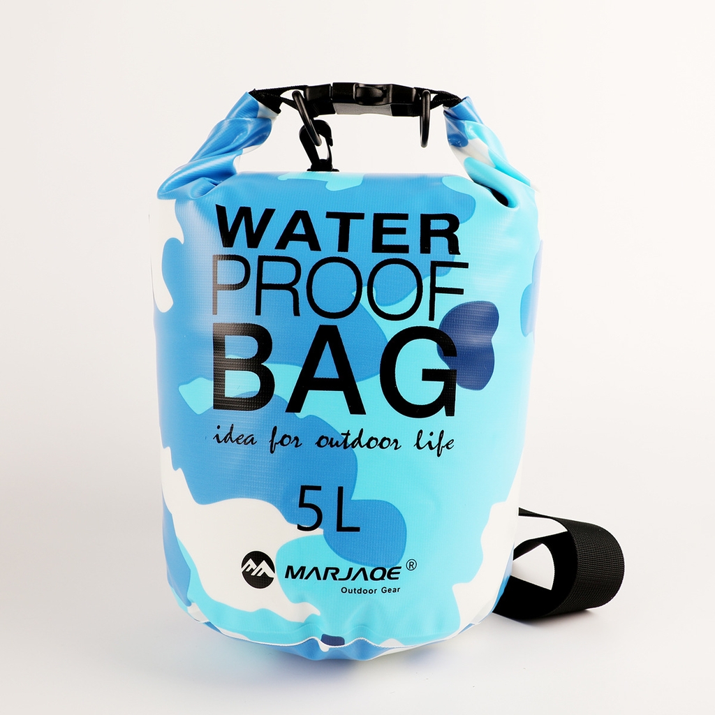 Túi chống nước kiểu dáng ngụy trang chất lượng cao Túi khô đựng đồ chống nước đeo vai dùng cho bơi lội, tắm biển... Chính hãng