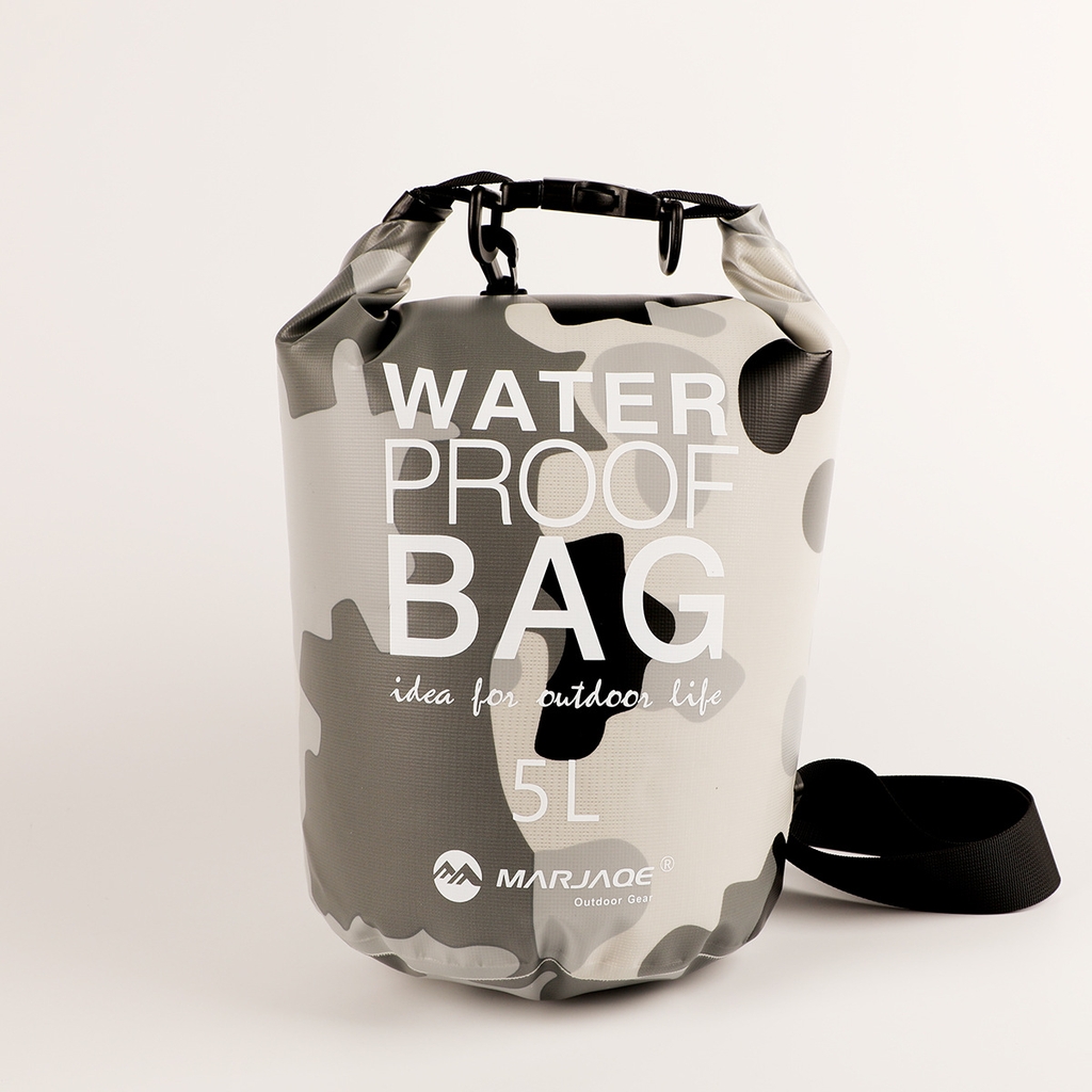 Túi chống nước kiểu dáng ngụy trang chất lượng cao Túi khô đựng đồ chống nước đeo vai dùng cho bơi lội, tắm biển... Chính hãng