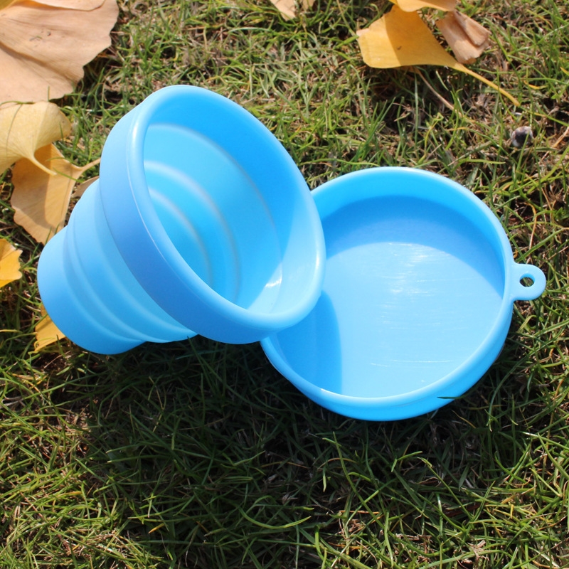 Cốc gấp silicone chính hãng AoTu - AT8854 tiện dụng cắm trại, dã ngoại, du lịch, trong nhà, văn phòng