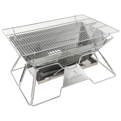 Bếp nướng gấp gọn có túi đựng cắm trại dã ngoại du lịch, bếp than chính hãng Campingmoon MT3