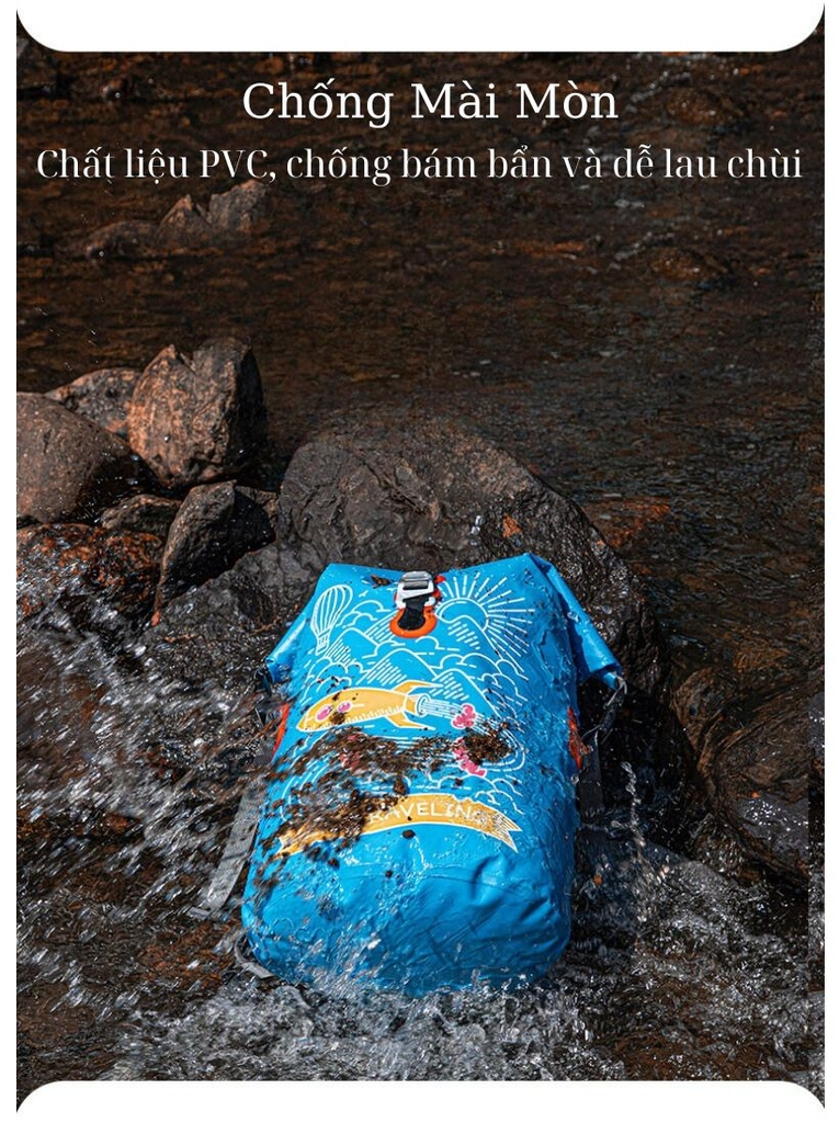 Ba lô chống nước SINOTOP 30 lít dành cho nam và nữ ngoài trời lướt sóng và đi bè, đi biển, đi bơi