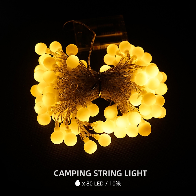 Đèn led dây dài 10mx80 bóng chiếu sáng, nhiều mầu sắc, trang trí lều trại và chụp hình