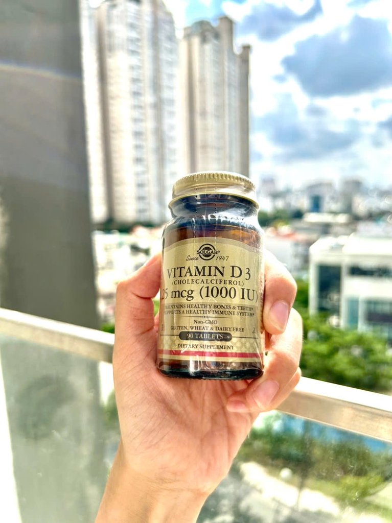 SOLGAR Vitamin D3 1000IU 90V