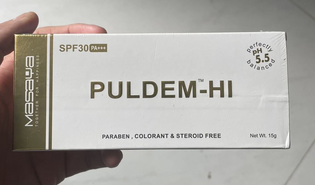 MASAYA kem mờ nám và thâm sạm PULDEM HI Cream SPF30