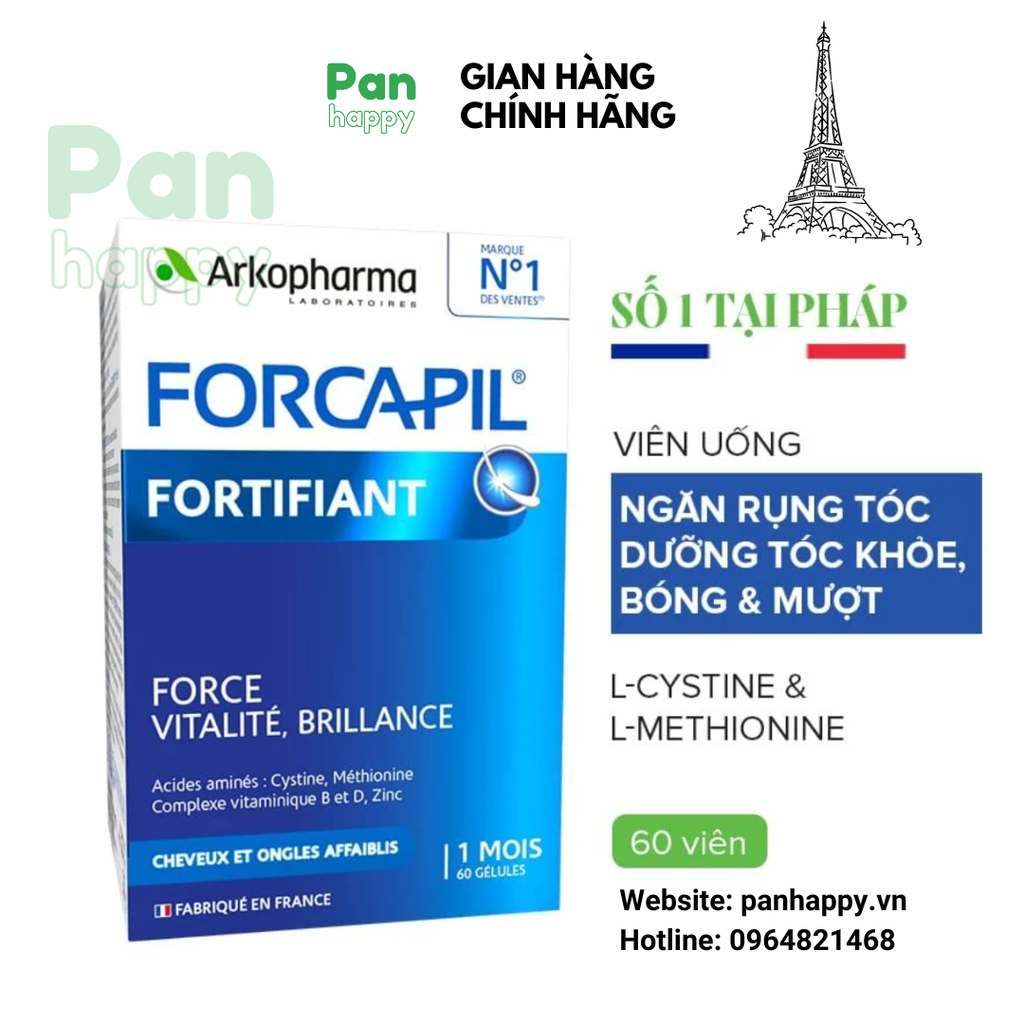Arkopharma Mọc tóc Forcapil Anti-chute 30V