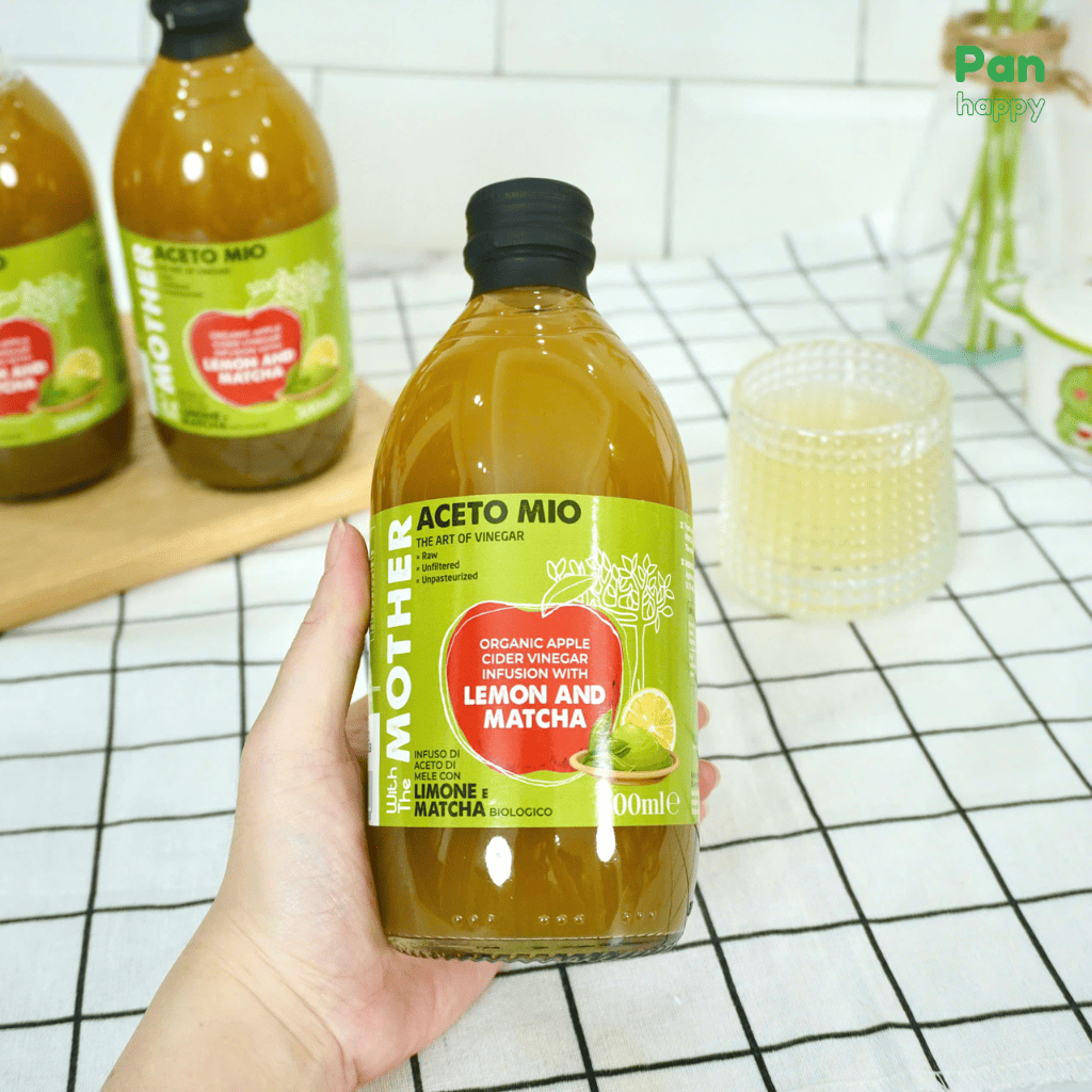 ACETO MIO Giấm táo chanh matcha 500ml