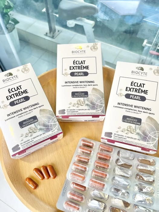 Biocyte B01-Éclat Extrême Pearl giảm nám, trắng da, chống nắng 40V