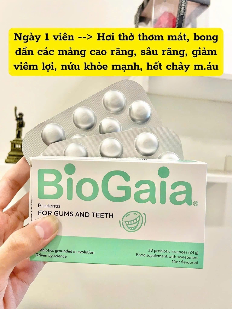 BioGaia Prodentis viên ngậm nha khoa 30V