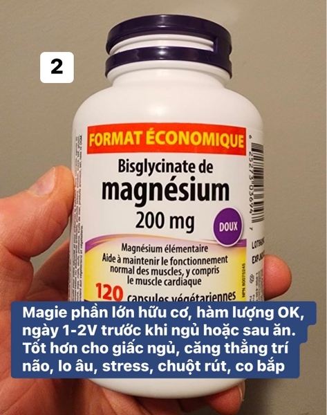 [Combo 3] Webber Naturals Magie Bisglycinate 120V