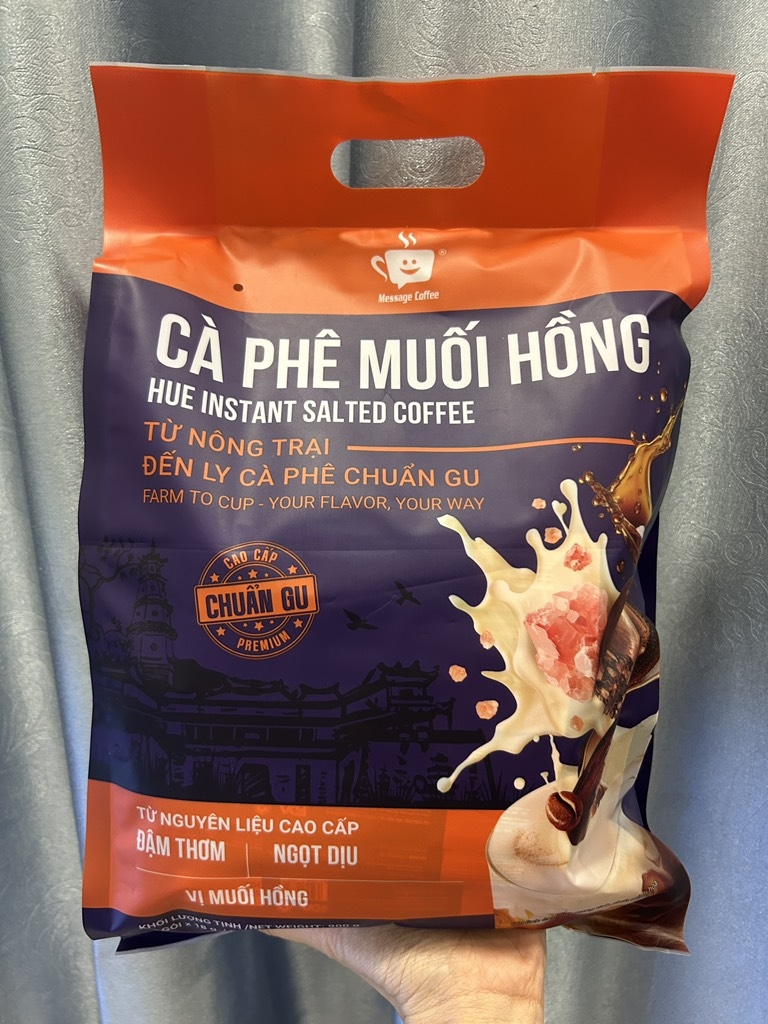 Cafe Hoà Tan Muối Hồng Himalaya 50 Gói