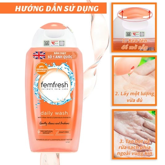 FemFresh Intimate Skin Care Soothing Wash 250ml