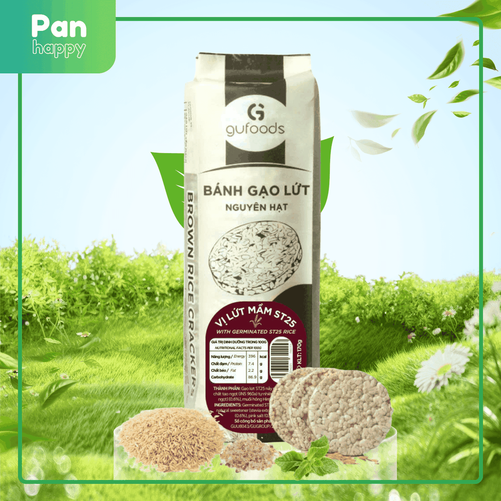 Bánh Gạo Lứt ăn kiêng Gufoods