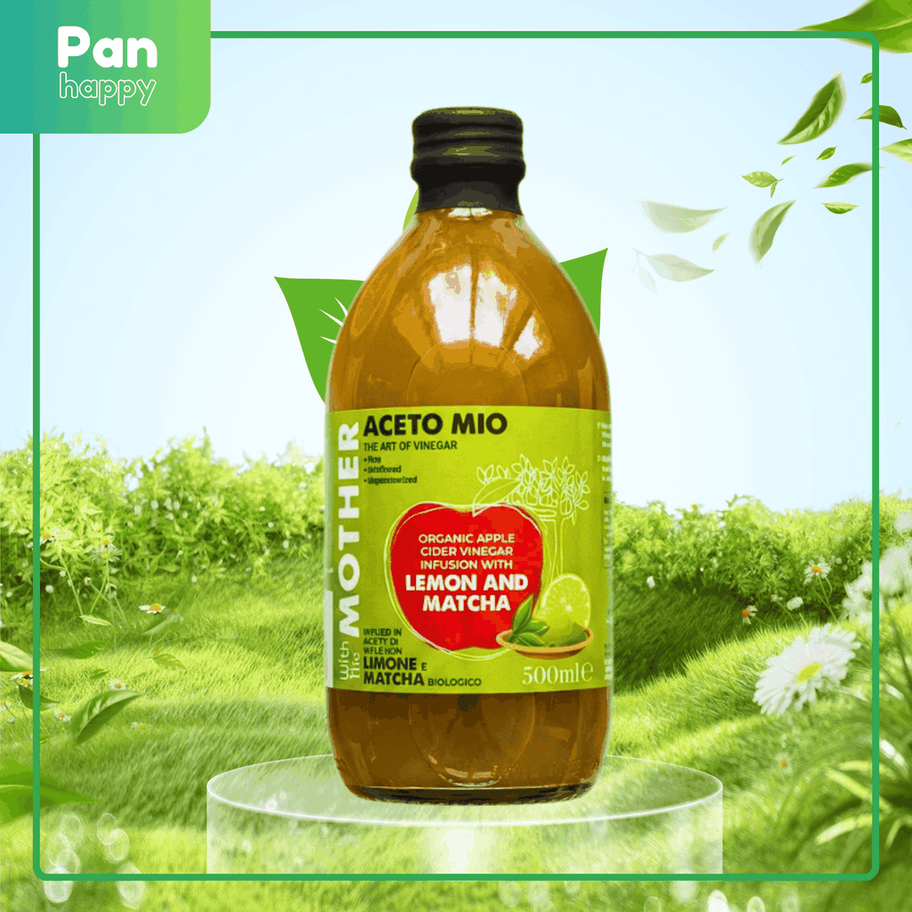 ACETO MIO Giấm táo Chanh Matcha 500ML