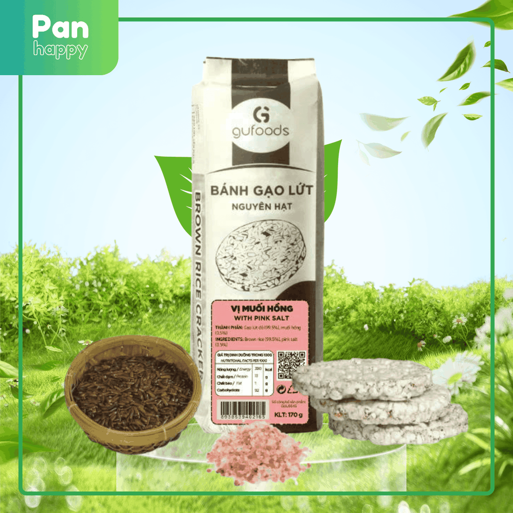 Bánh Gạo Lứt ăn kiêng Gufoods
