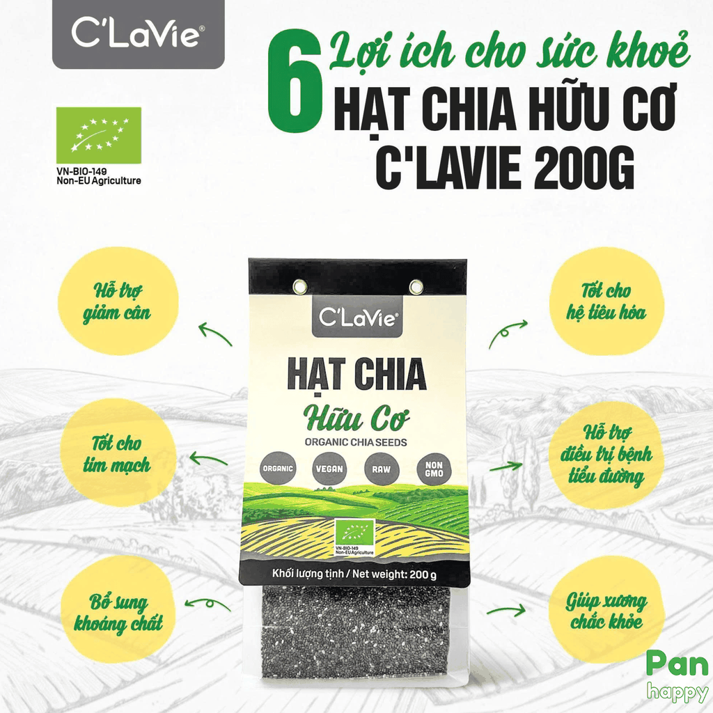 C’LaVie Hạt chia hữu cơ  200g