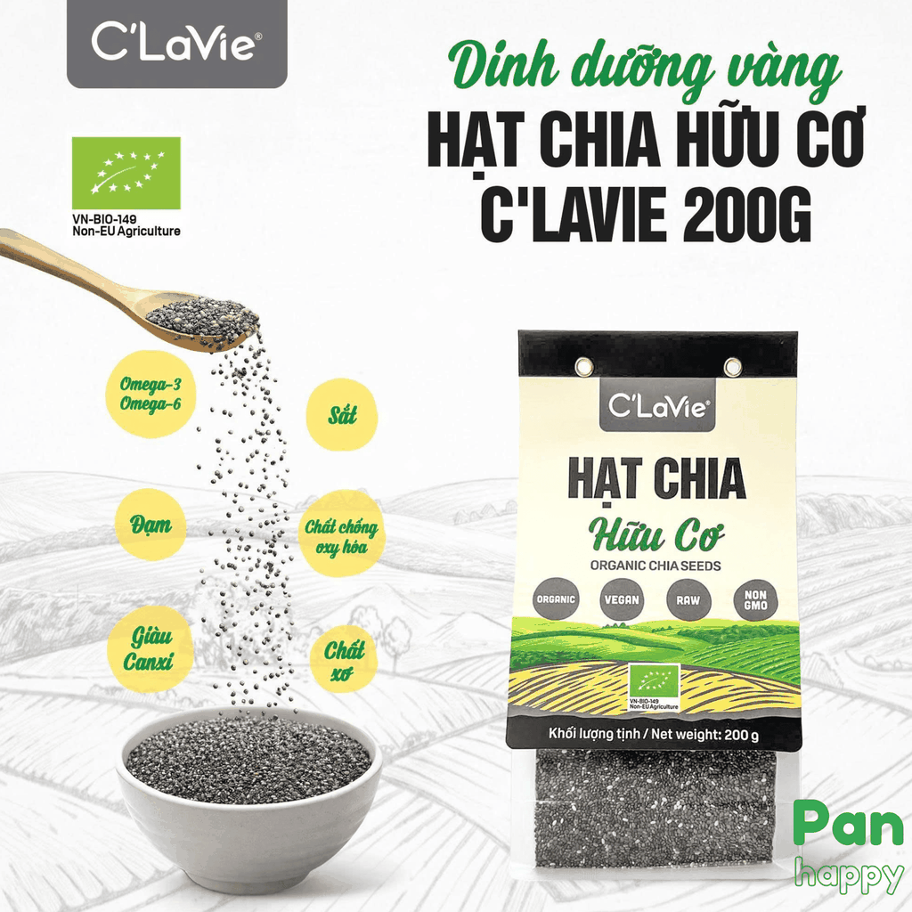 C’LaVie Hạt chia hữu cơ  200g