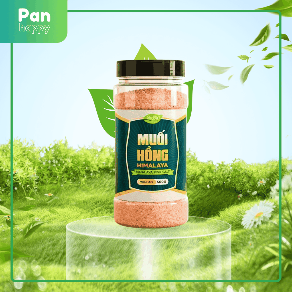 Anbio Muối hồng Himalaya dạng mịn 500g