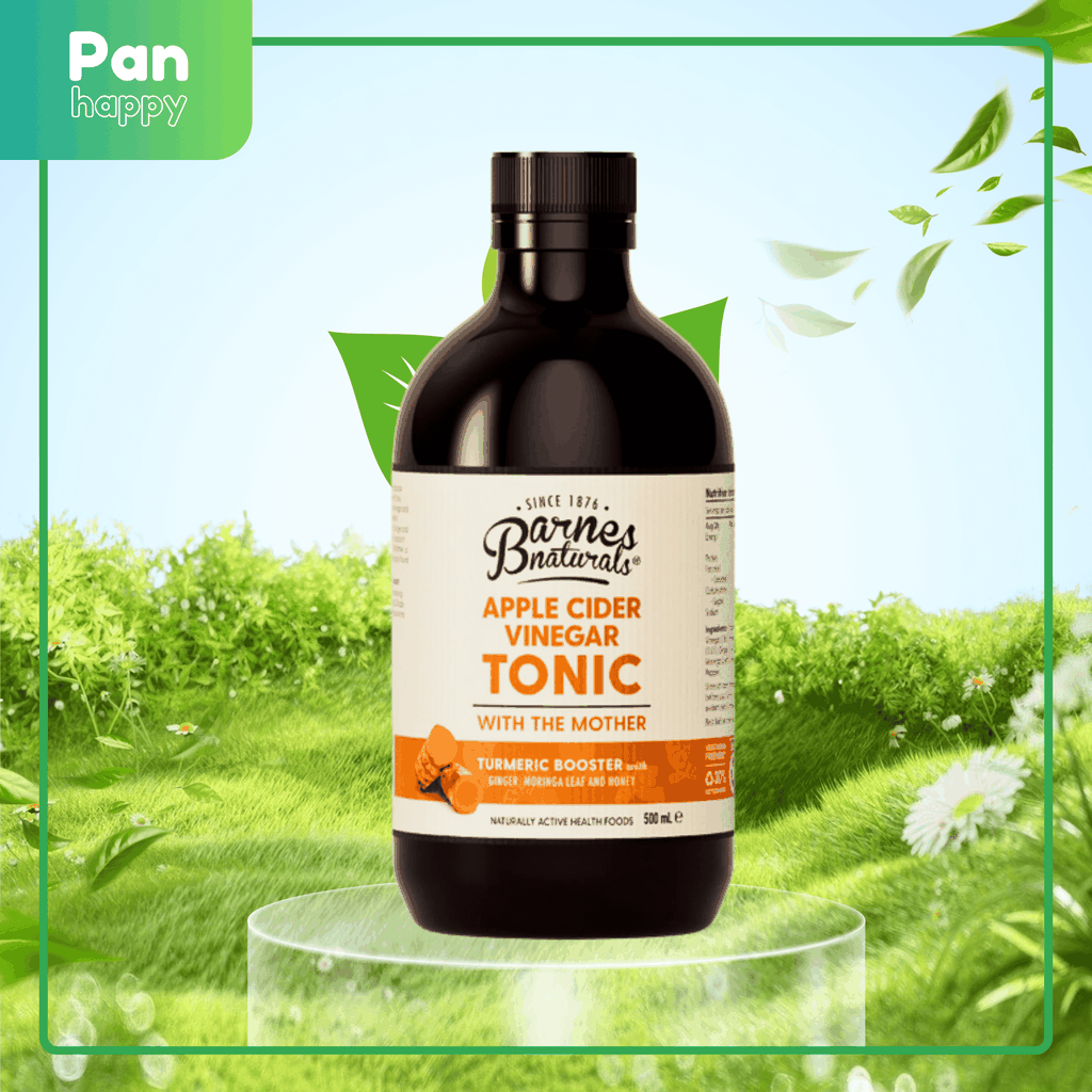 Giấm Táo Hữu Cơ Barnes Naturals CÓ GIẤM MẸ