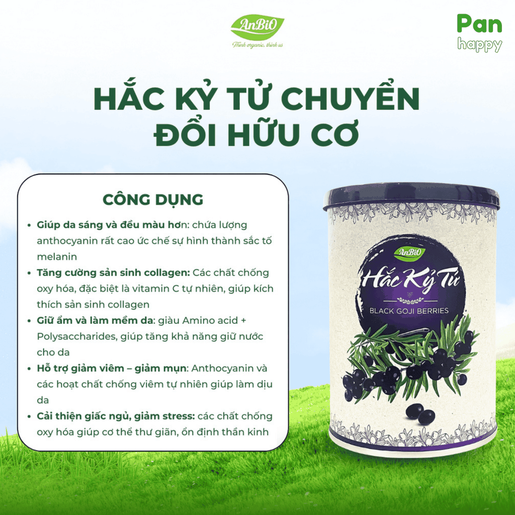 Hắc kỷ tử chuyển đổi hữu cơ 100g