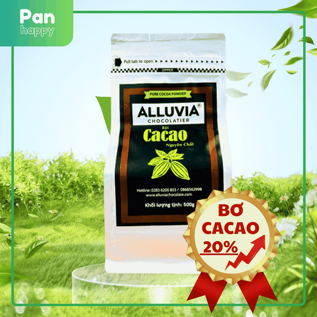 ALLUVIA Bột Ca Cao Nguyên Chất 500g