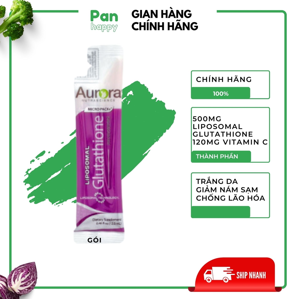 Aurora Glutathione + Vitamin C trắng da, chống lão hóa, ngừa ung thư - ƯU ĐÃI ĐỘC QUYỀN