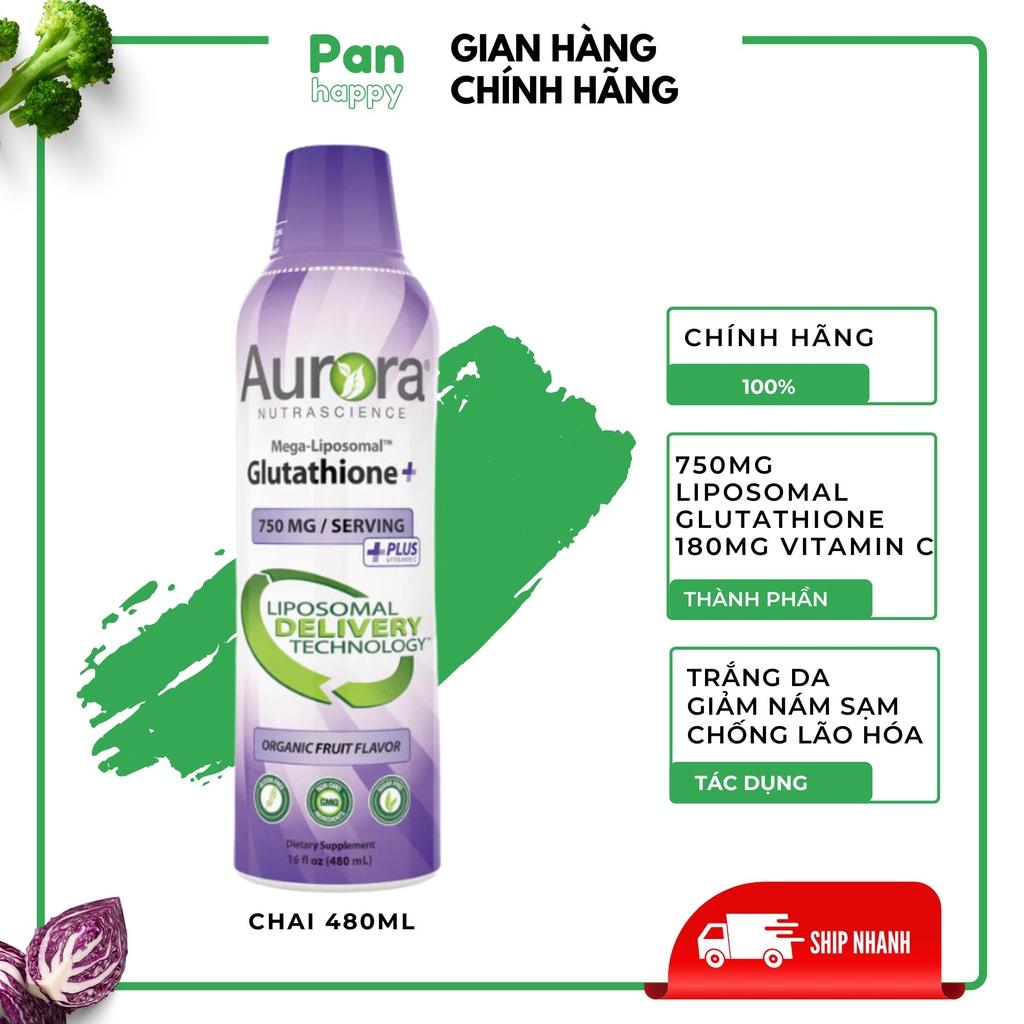 Aurora Glutathione + Vitamin C trắng da, chống lão hóa, ngừa ung thư - ƯU ĐÃI ĐỘC QUYỀN