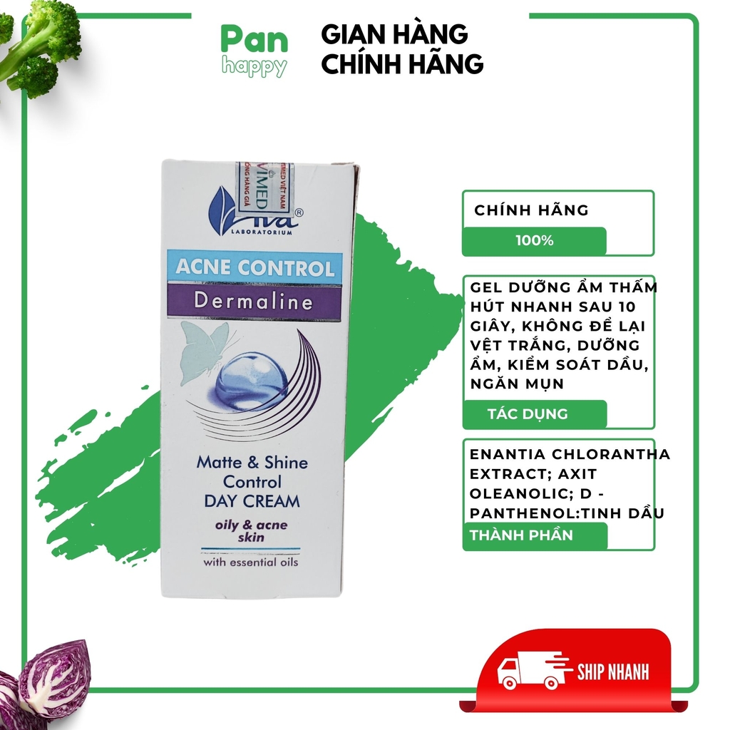 AVA LABORATORIUM Kem dưỡng ẩm giảm dầu, mụn, thấm chỉ sau 10s 50ml
