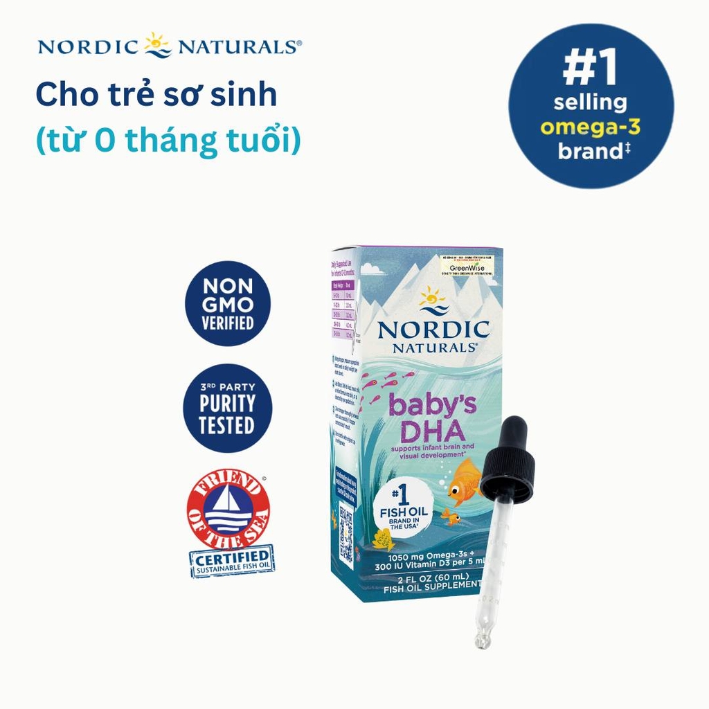 Nordic Naturals Baby's DHA 60ml
