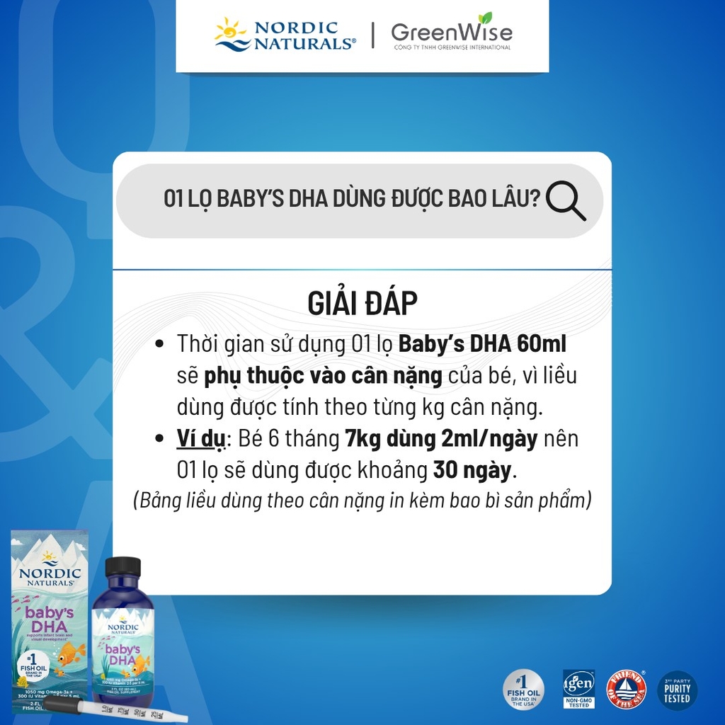 Nordic Naturals Baby's DHA 60ml