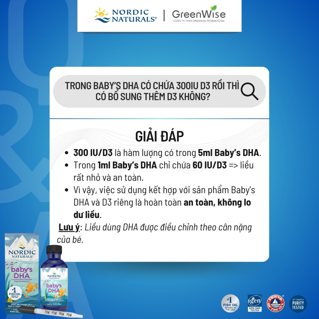 Nordic Naturals Baby's DHA 60ml