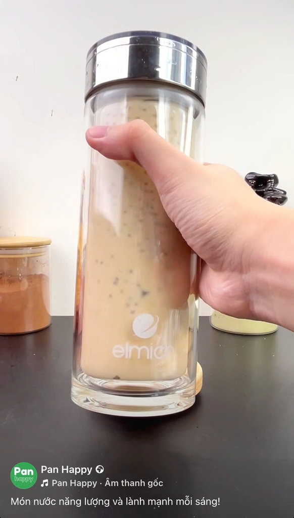 ELMICH Bình nước thủy tinh cao cấp châu Âu 520ml