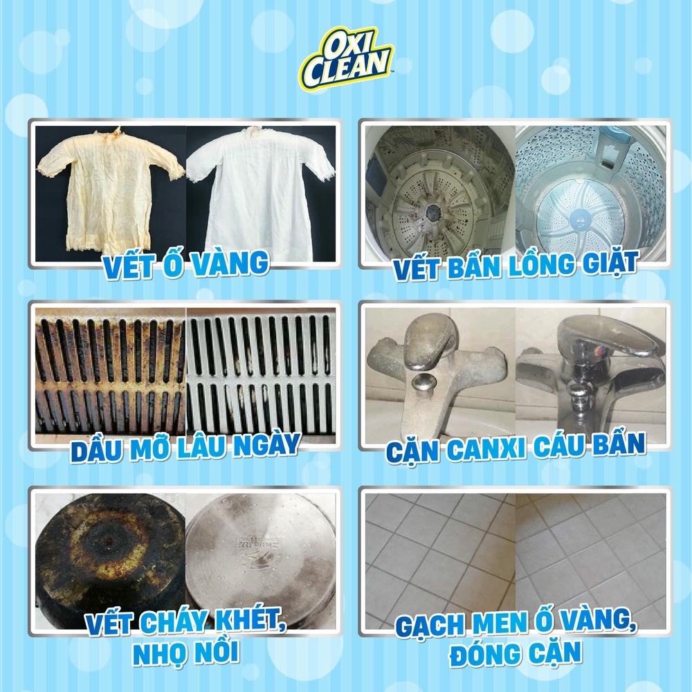OXICLEAN Giặt Tẩy Đa Năng số 1 Mỹ - 500g