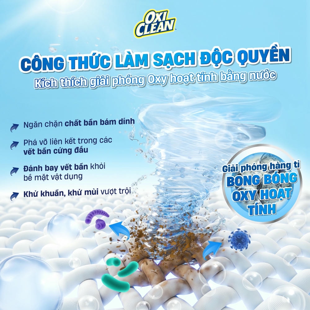 OXICLEAN Giặt Tẩy Đa Năng số 1 Mỹ - 500g