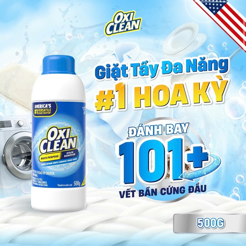 OXICLEAN Giặt Tẩy Đa Năng số 1 Mỹ - 500g