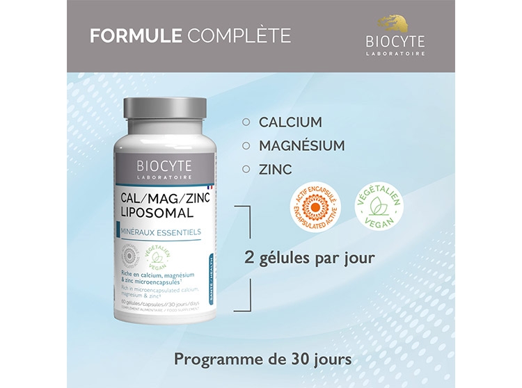 Biocyte Canxi Mg Kẽm Liposomal 60V