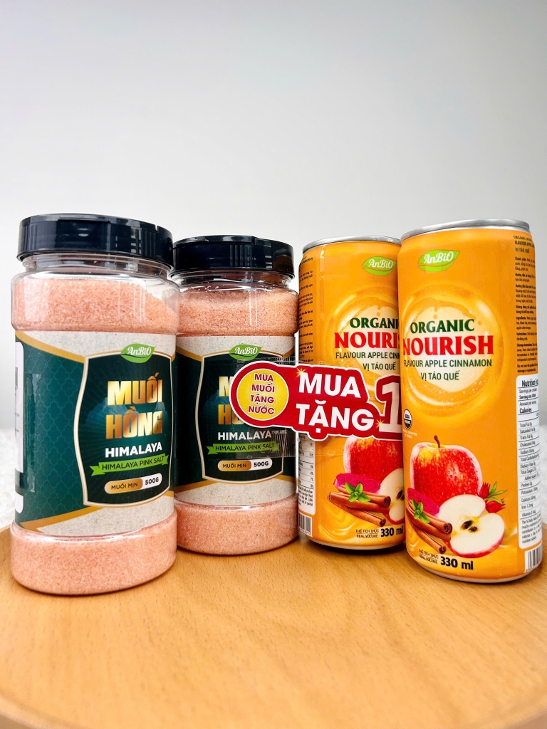 Anbio Muối hồng Himalaya 500g