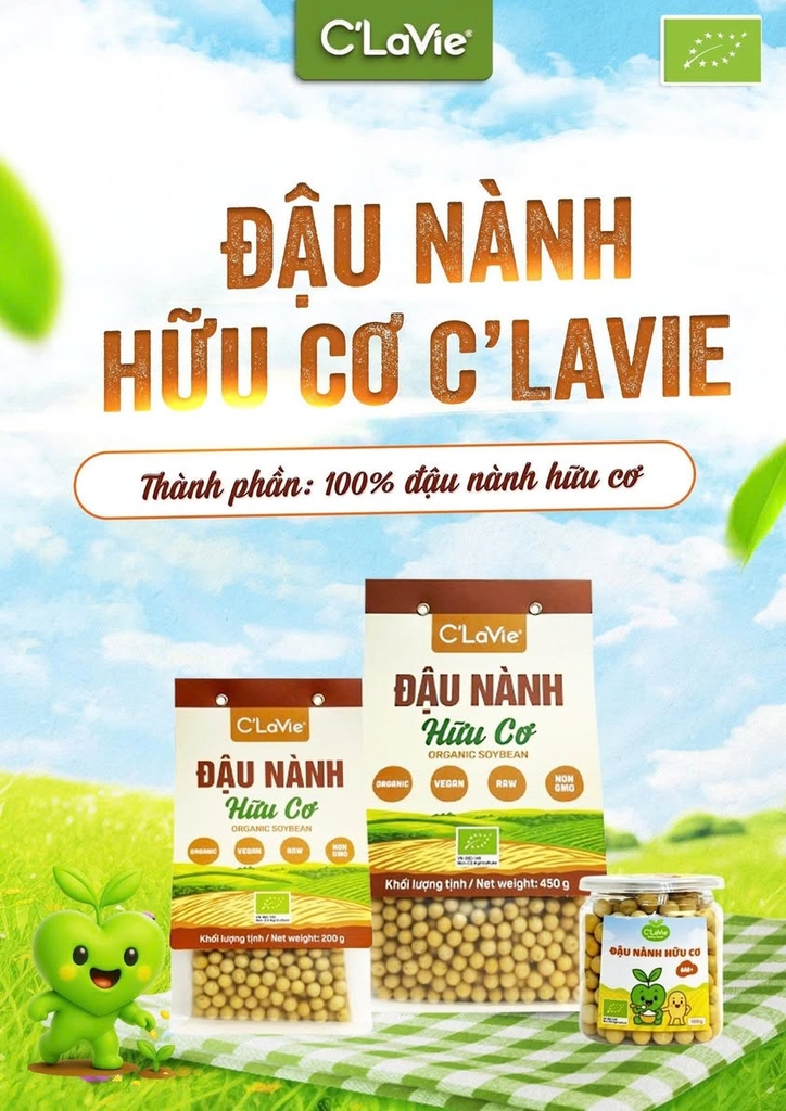 Đậu nành hữu cơ C'LaVie 450g