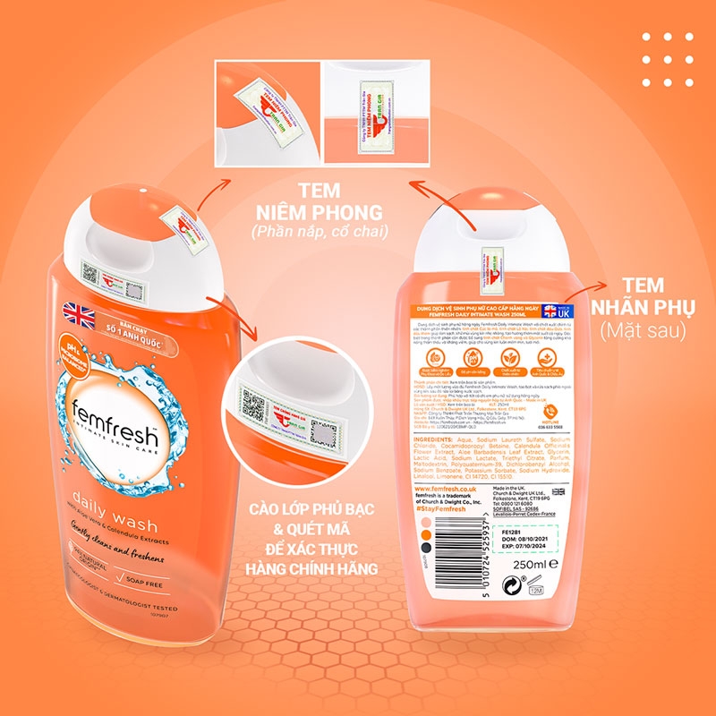 FemFresh Intimate Skin Care Soothing Wash 250ml