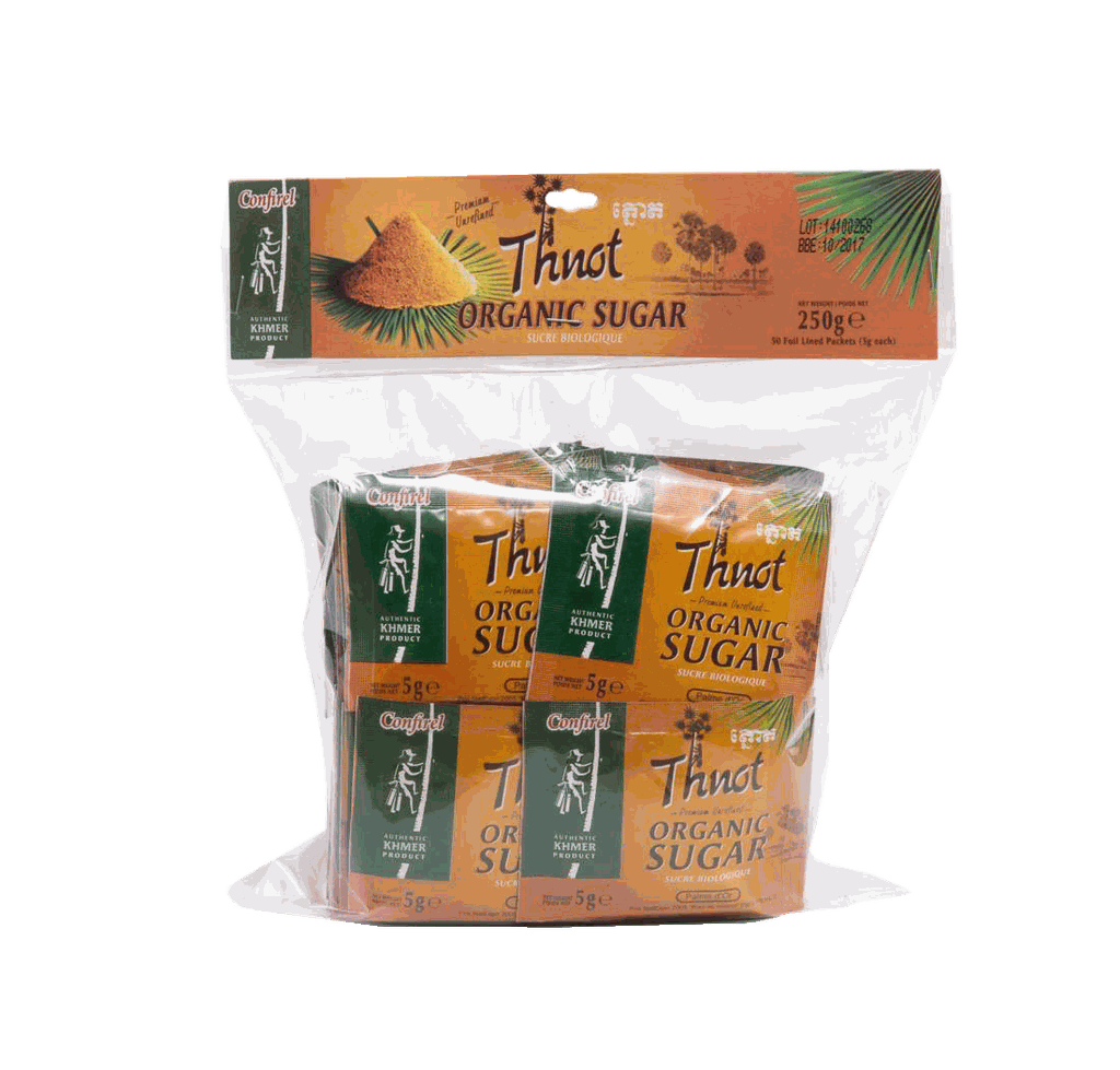 Đường Thốt Nốt Hữu Cơ 50 gói x 5g (250g)