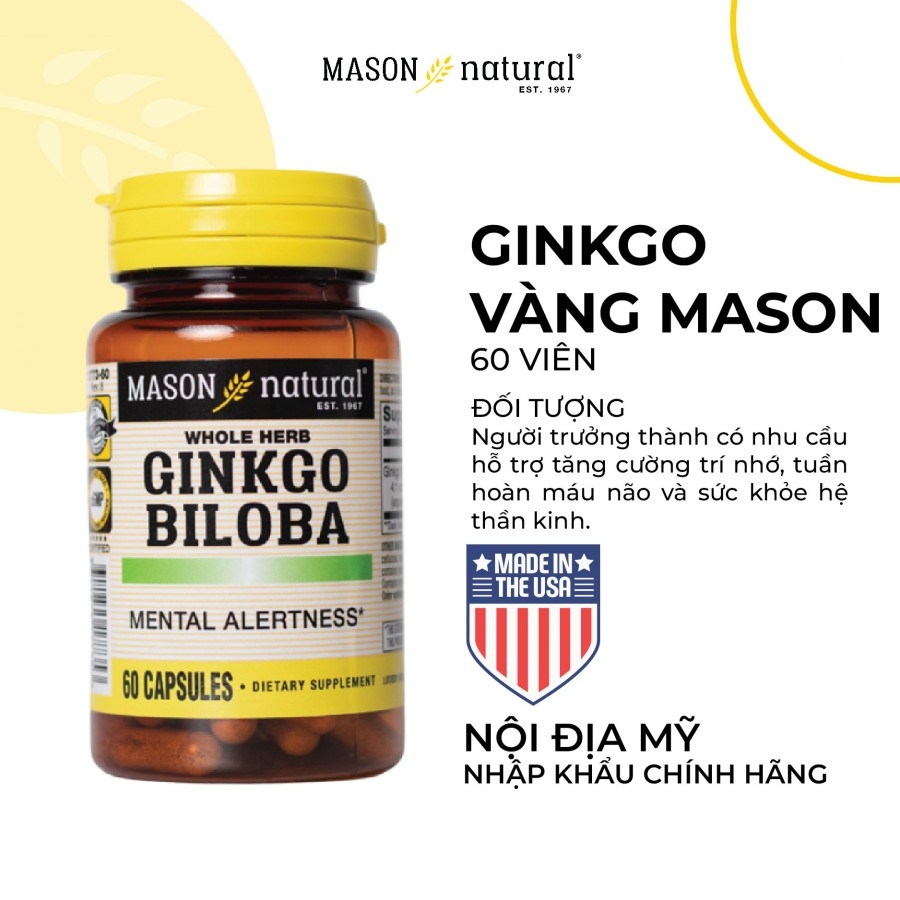 Mason Gingko Biloba 60V