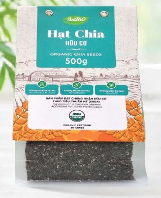 Hạt chia hữu cơ Anbio 500g