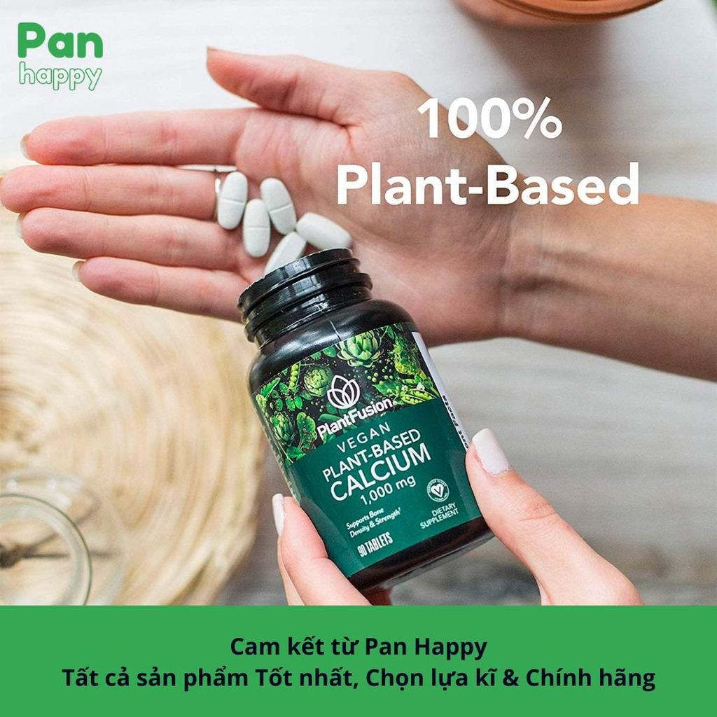 PlantFusion - Canxi thực vật thuần chay cao cấp 90V