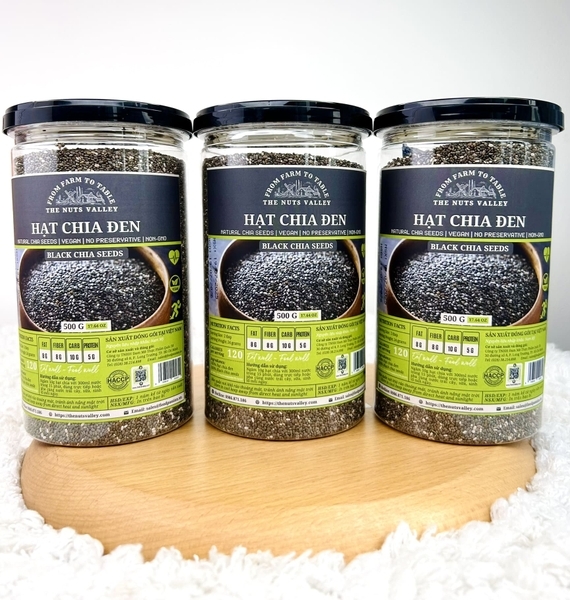 Combo 2 The Nuts Valley Hạt Chia nhập khẩu 500g