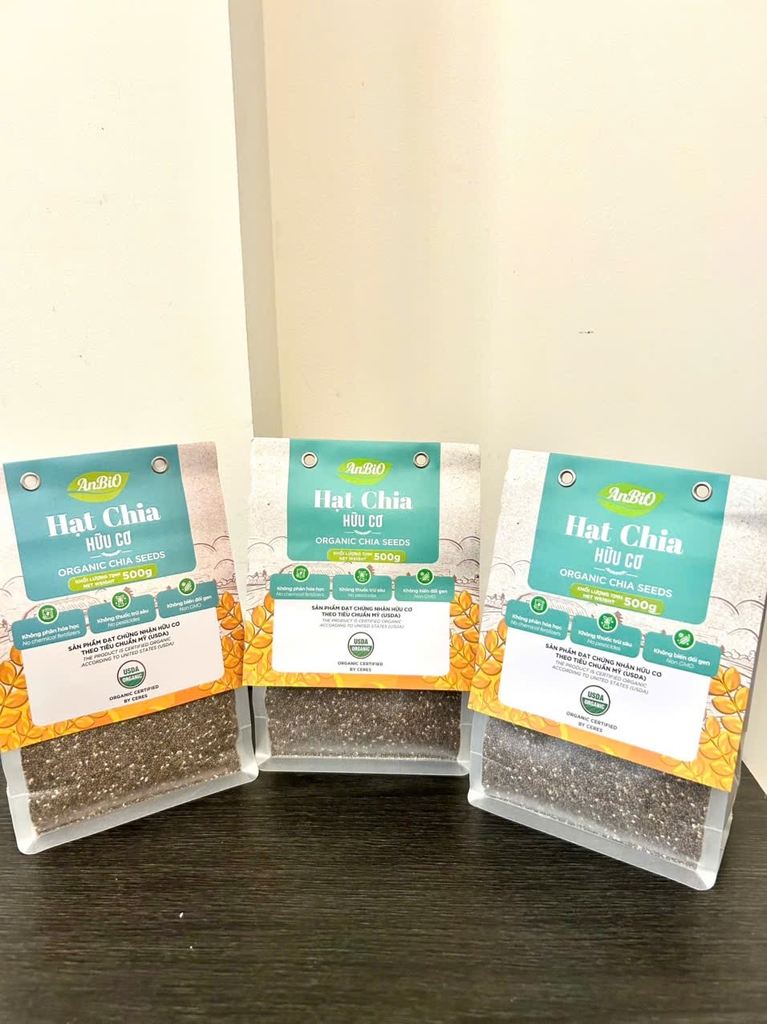 Hạt chia hữu cơ Anbio 500g