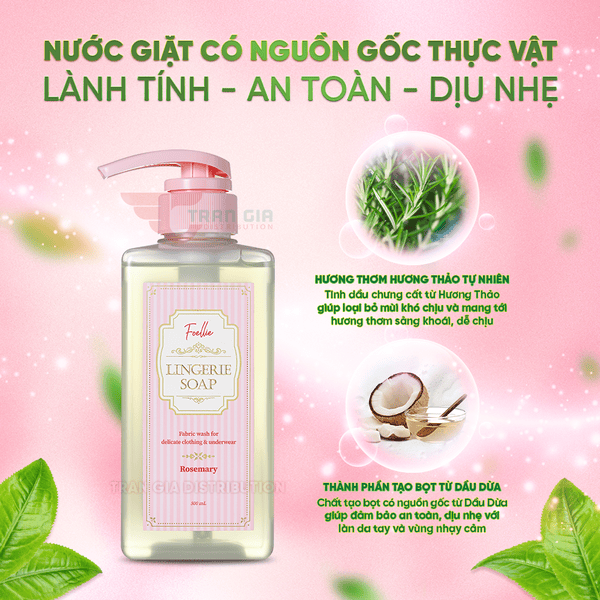 Nước giặt đồ lót Foellie LINGERIE SOAP 500ml