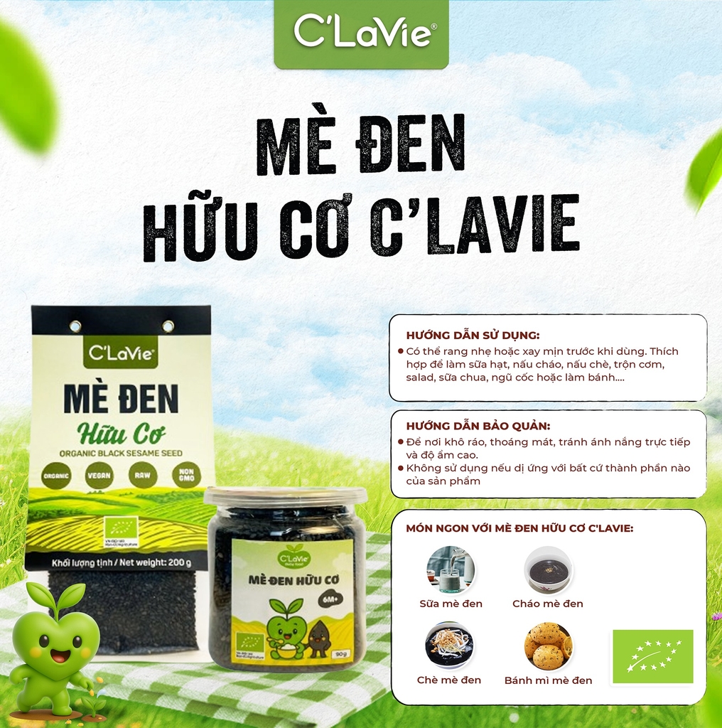 C’LaVie Mè đen hữu cơ 200g
